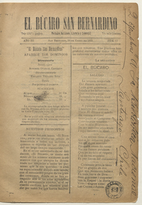 El Búcaro San Bernardino, n° 17, 19 de enero de 1902