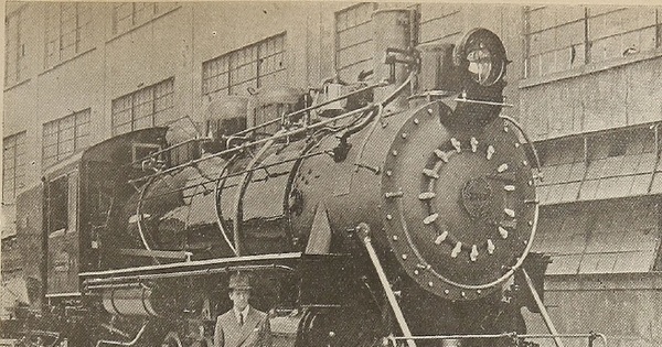 Locomotora “Presidente Ríos”, construida íntegramente en la Maestranza San Bernardo