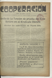 Cooperación, N° 19, 2 de agosto de 1935