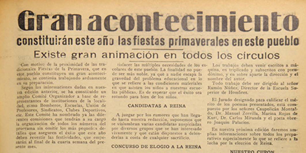 Voz del Pueblo, n° 3, 4 de noviembre de 1939