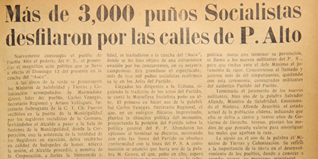 Voz del Pueblo, n° 5, 18 de noviembre de 1939