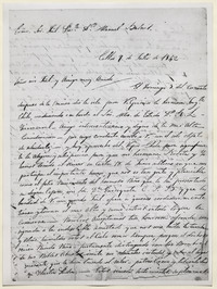 [Carta] 1842 julio 9, Callao [a] Manuel Bulnes. [manuscrito]. Bernardo O’Higgins