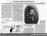 Un profesor notable, Alejandro Venegas