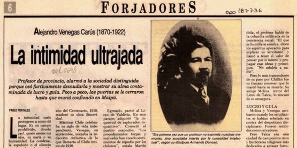 La intimidad ultrajada