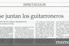Folclor: En Pirque se juntan los guitarroneros