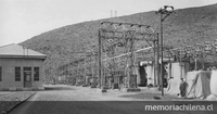 Pie de foto: Subestación Las Vegas. 17 de Abril 1925. Archivo Fotográfico de CHILECTRA
