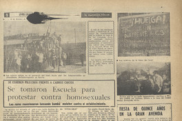 Se tomaron escuela para protestar contra homosexuales