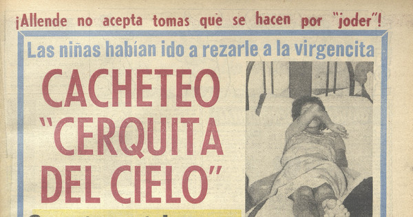 Portada periódico El Clarín, 24 de abril de 1973