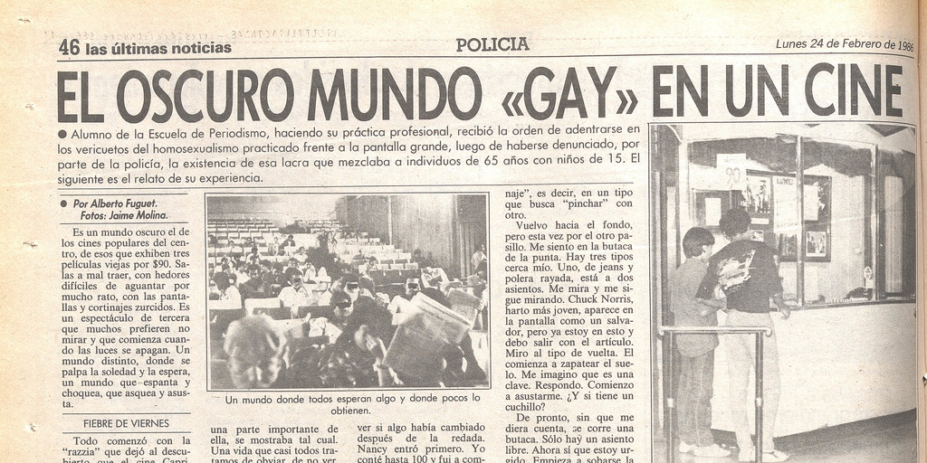 El oscuro mundo ‘gay’ en un cine