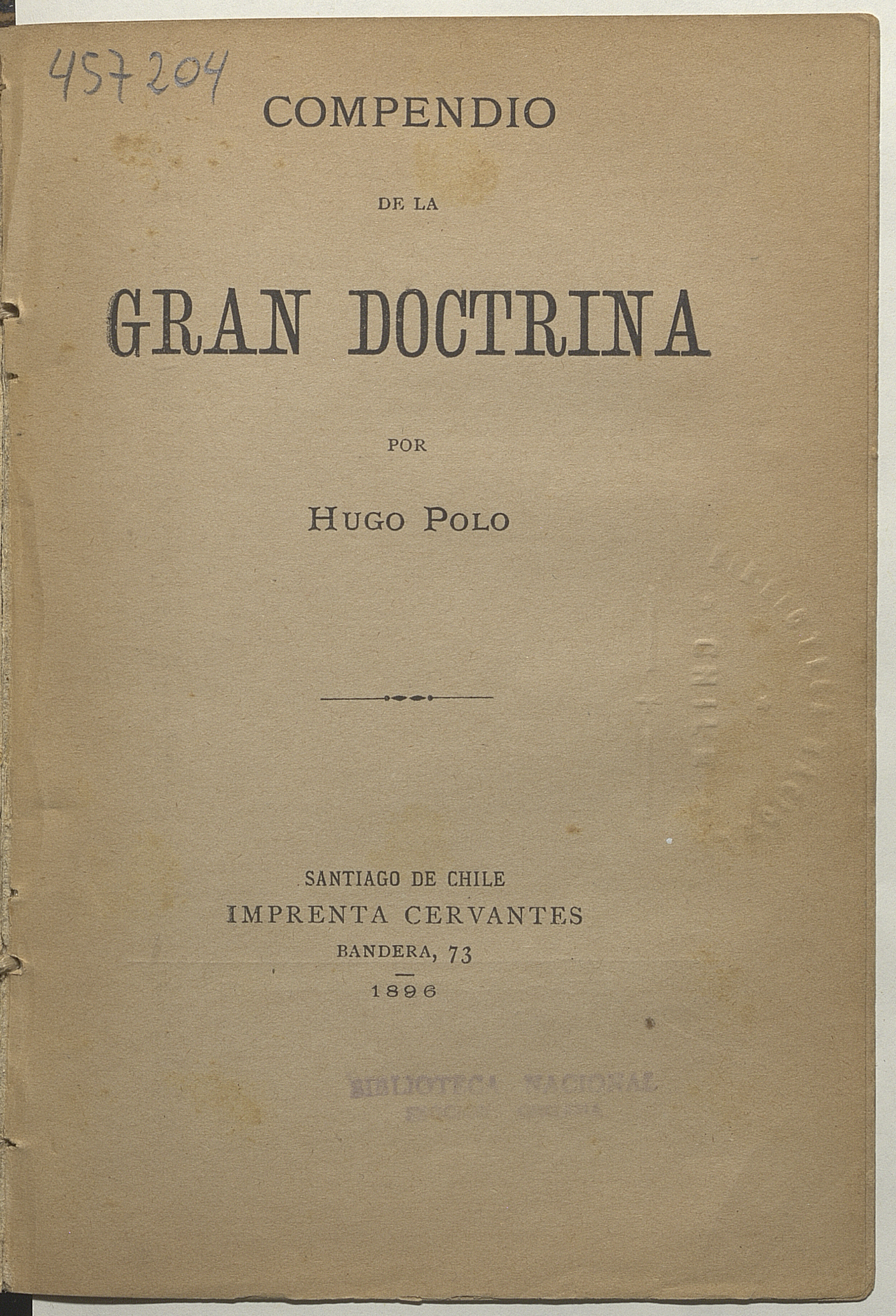 Compendio de la gran doctrina