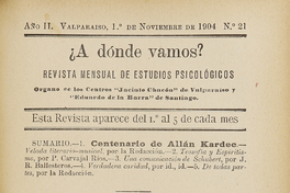 Centenario de Allan Kardec. Velada literario-musical