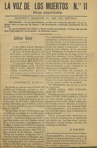 La voz de los muertos: hoja espiritista, n° 11