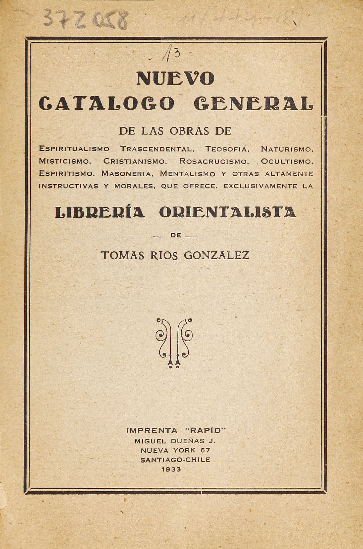 Nuevo catálogo general