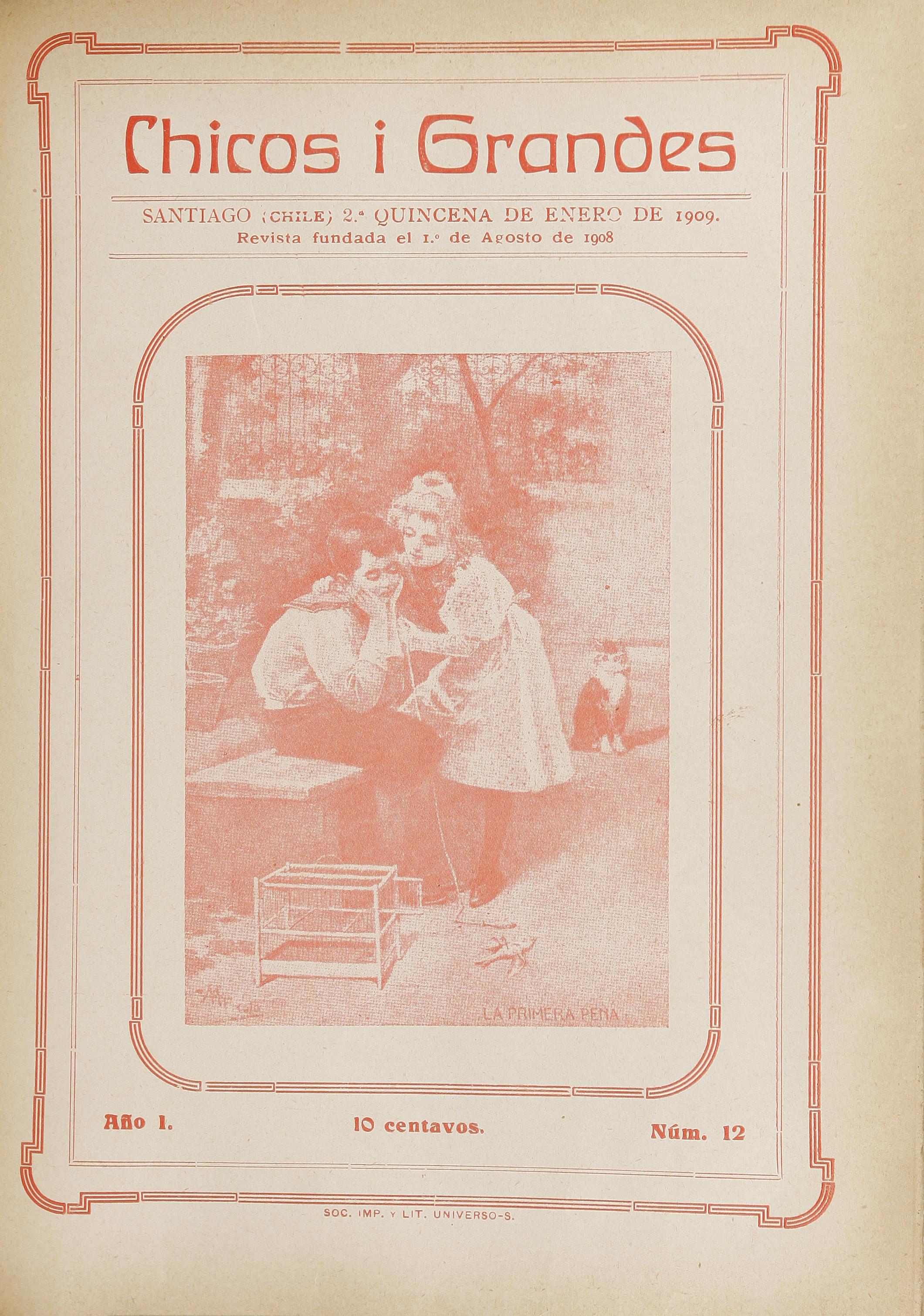 Chicos i grandes: año 1, número 11, 2a. quincena de enero de 1909