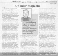 Un líder mapuche