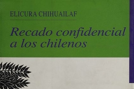 Portada de Recado confidencial a los chilenos, 1999