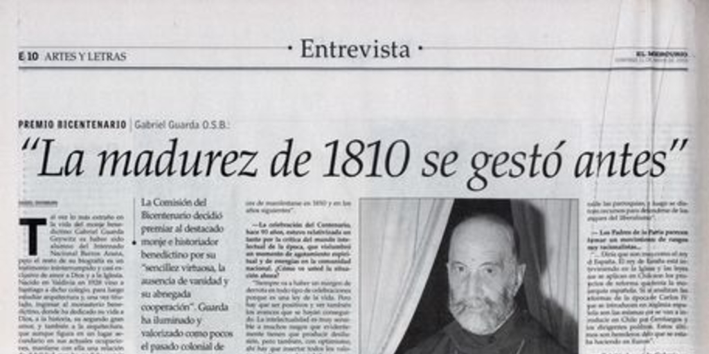 La madurez de 1810 se gestó antes