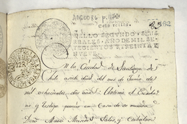 [Carta] 1810 Jul. 24, Lima [al] S[eñ]or Precid[en]te y Cap[ita]n G[ene]ral del Reyno de Chile [manuscrito] / J[ose]ph Abascal.