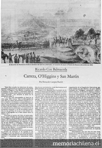 Carrera, O'Higgins y San Martín
