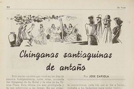 Chinganas santiaguinas de antaño