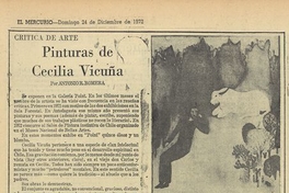Pinturas de Cecilia Vicuña