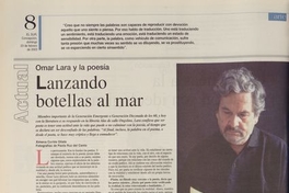 Lanzando Botellas al mar: Omar Lara y la Poesía (Entrevista)