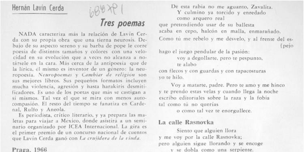 Tres poemas