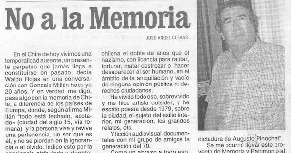 No a la memoria