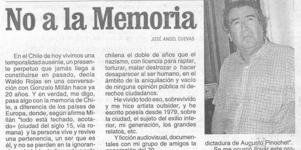 No a la memoria