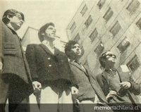 Escuela de Santiago: Naín Nómez, Carlos Zarabia, Erik Martínez, Jorge Etcheverry