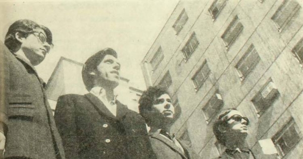 Escuela de Santiago: Naín Nómez, Carlos Zarabia, Erik Martínez, Jorge Etcheverry