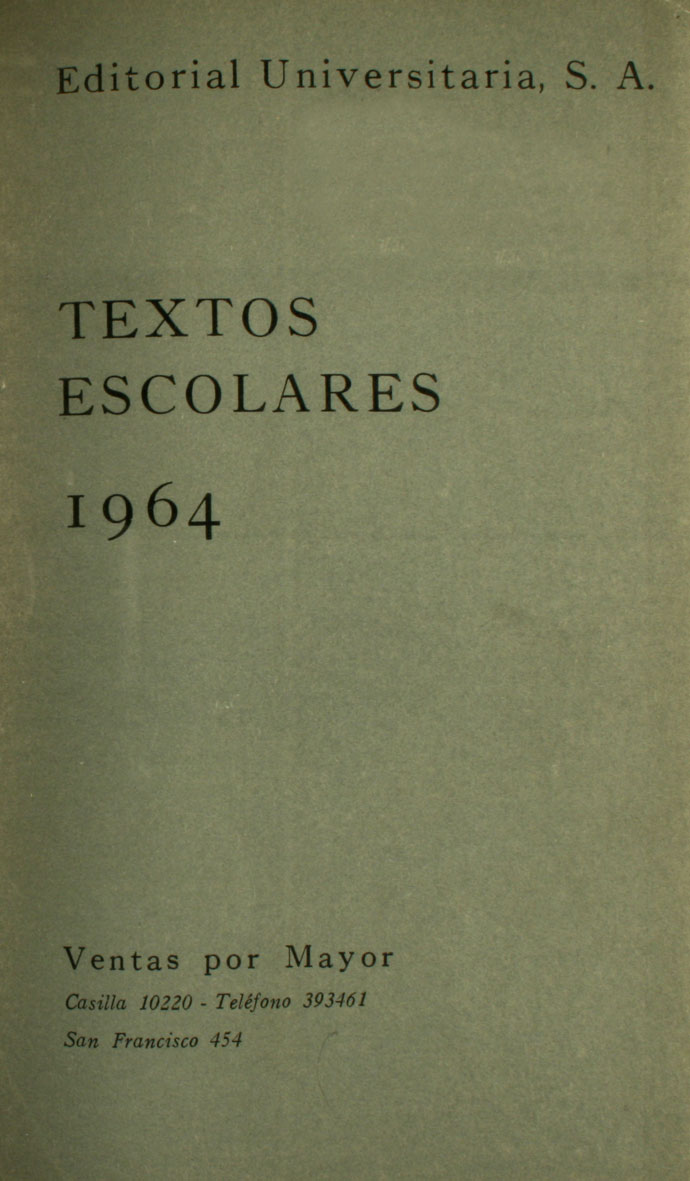 Textos escolares 1964