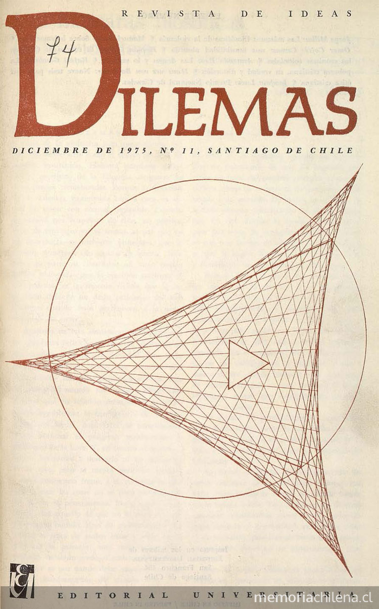 Revista Dilemas. Número 11, diciembre de 1975
