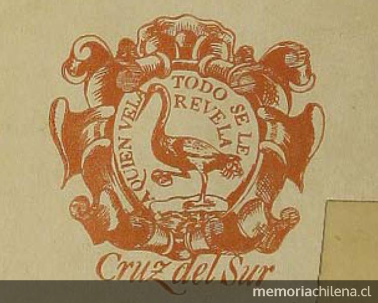 Logo de la editorial Cruz del Sur, 1946