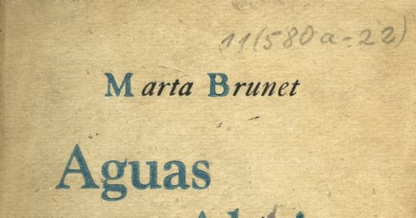 Portada de Aguas debajo de Marta Brunet, publicado por editorial Cruz del Sur en 1943