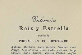 Colección Raíz y Estrella anunciada en libro de Editorial Cruz del Sur