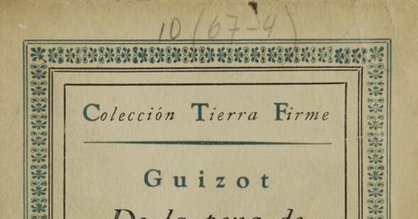 Portada del libro De la pena de muerte en materia política de François Guizot, publicado por Editorial Cruz del Sur en 1943.