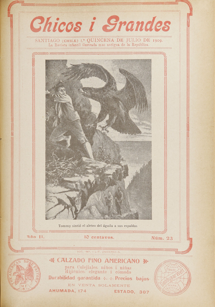 Chicos i grandes, número 23, primera quincena de julio de 1909