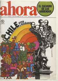 Portada de Ahora. Año 1, número 22, 14 de septiembre de 1971