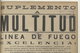 Multitud. Año 1, número 8, cuarta semana de febrero de 1939