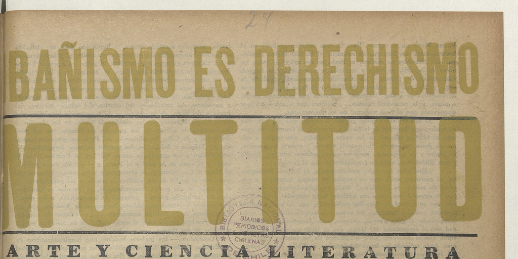 Multitud. Año 1, número 24, 17 de junio de 1939