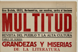 Multitud: año 5, número 41, 7 de agosto de 1943