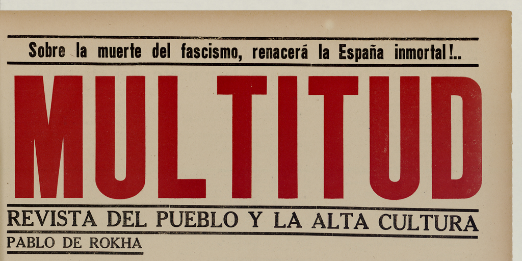 Multitud. Año 5, número 46, 11 de septiembre de 1943