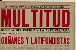 Multitud. Año 5, número 51, 16 de octubre de 1943