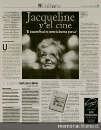 Jacqueline y el cine