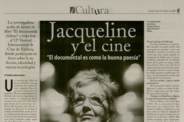 Jacqueline y el cine