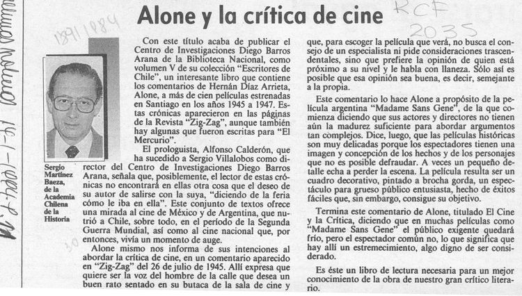 Alone y la crítica de cine