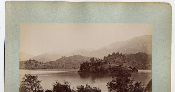 Laguna de Aculeo, hacia 1900