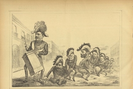 "Ejército opositor: todos jefes, ni un soldado", caricatura publicada en Don Cristóbal, 24-04-1890Digitalizar imagen en:Don Cristóbal. Santiago, 24 de abril de 1890