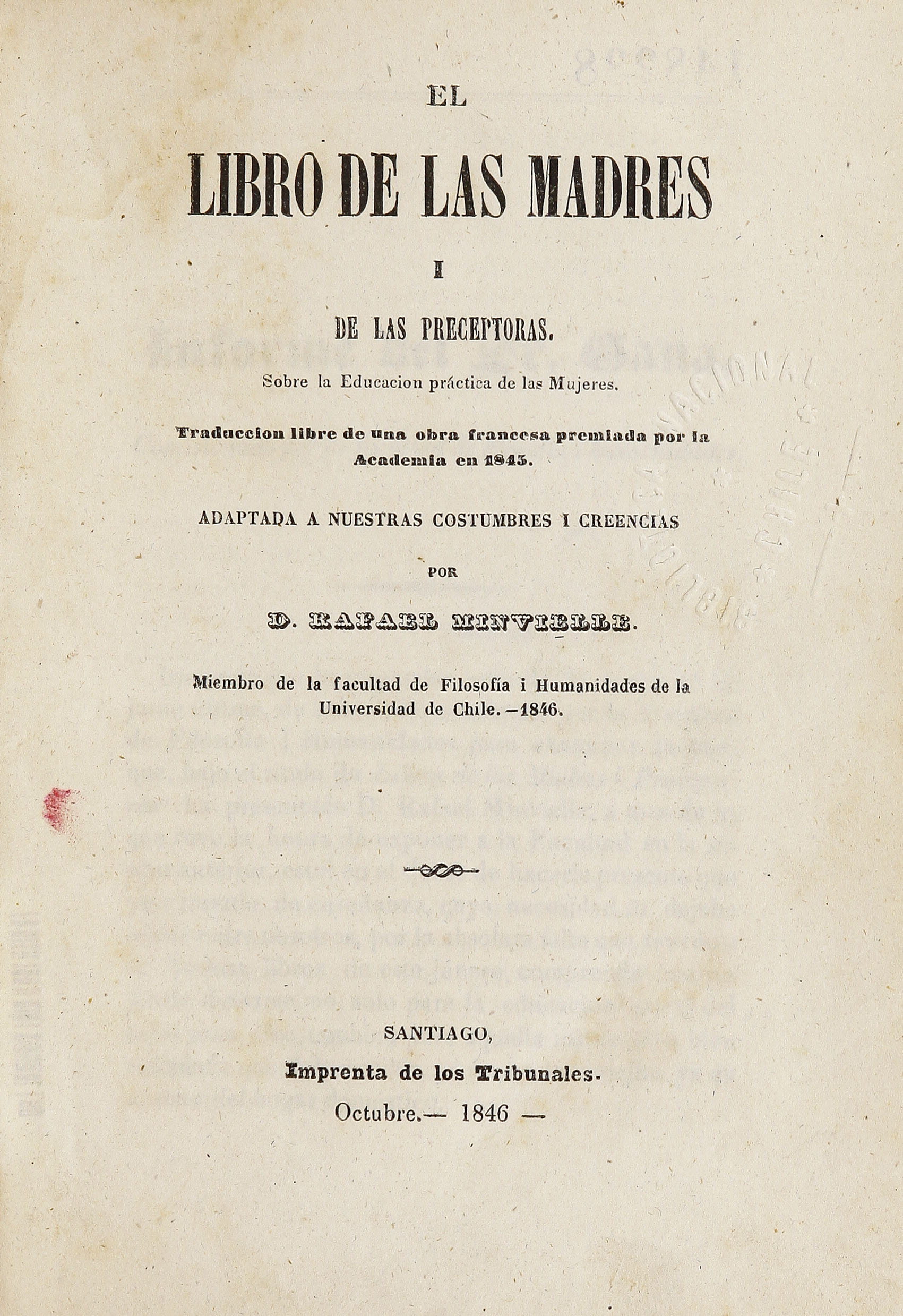  El libro de las madres i de las preceptoras: sobre la educación práctica de las mujeres